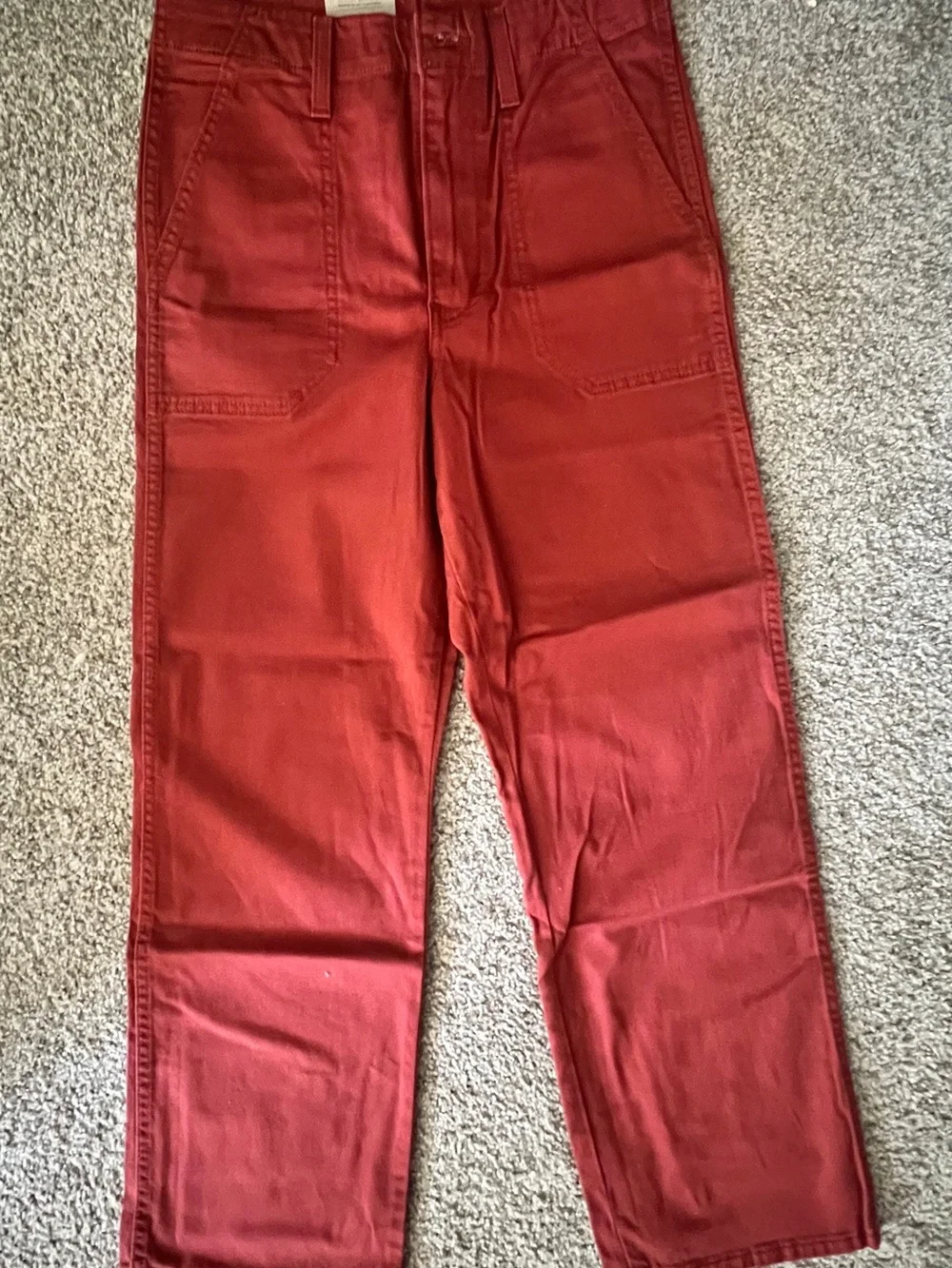 Levi's Rust Wide Leg Jeans - Picture 4 of 5